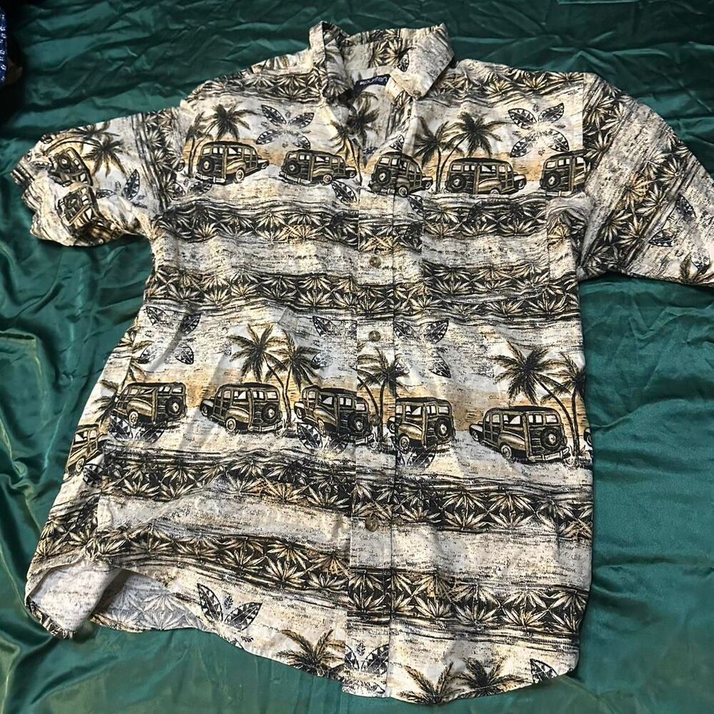 Men's Hawaiian car shirt